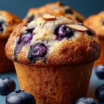 Hearty Blueberry Protein Muffins First Image