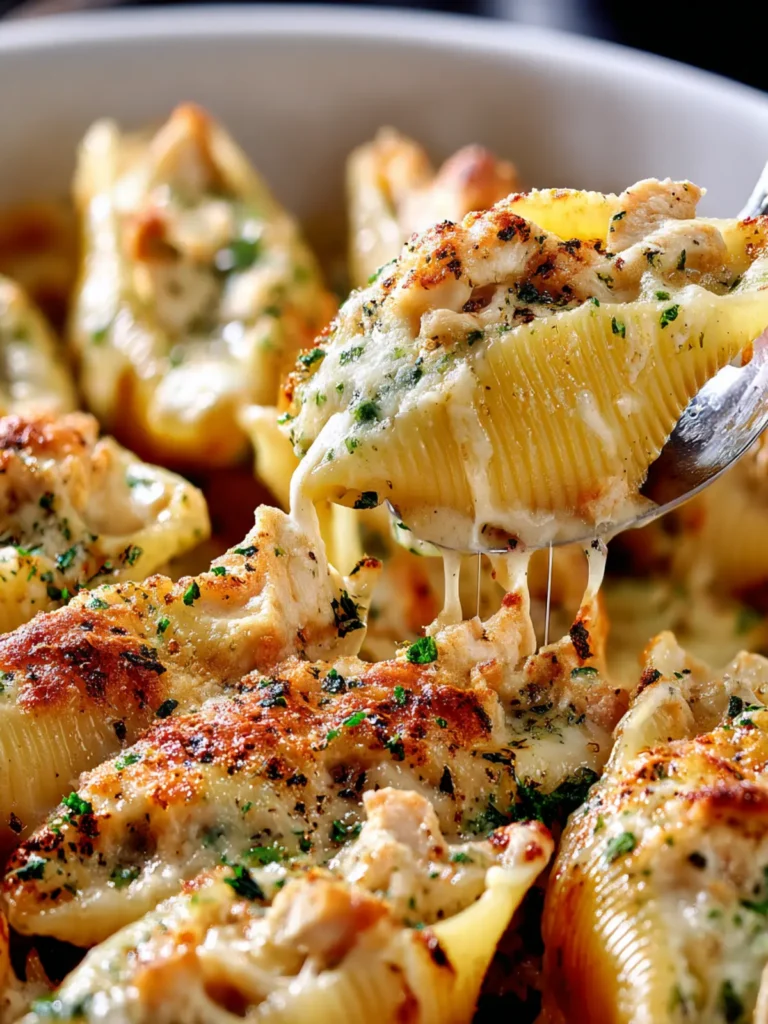 Irresistible Chicken Alfredo Stuffed Shells Recipe First Image