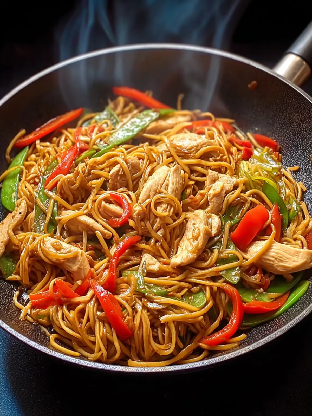Irresistible Healthy Chicken Lo Mein Recipe in 30 Minutes First Image