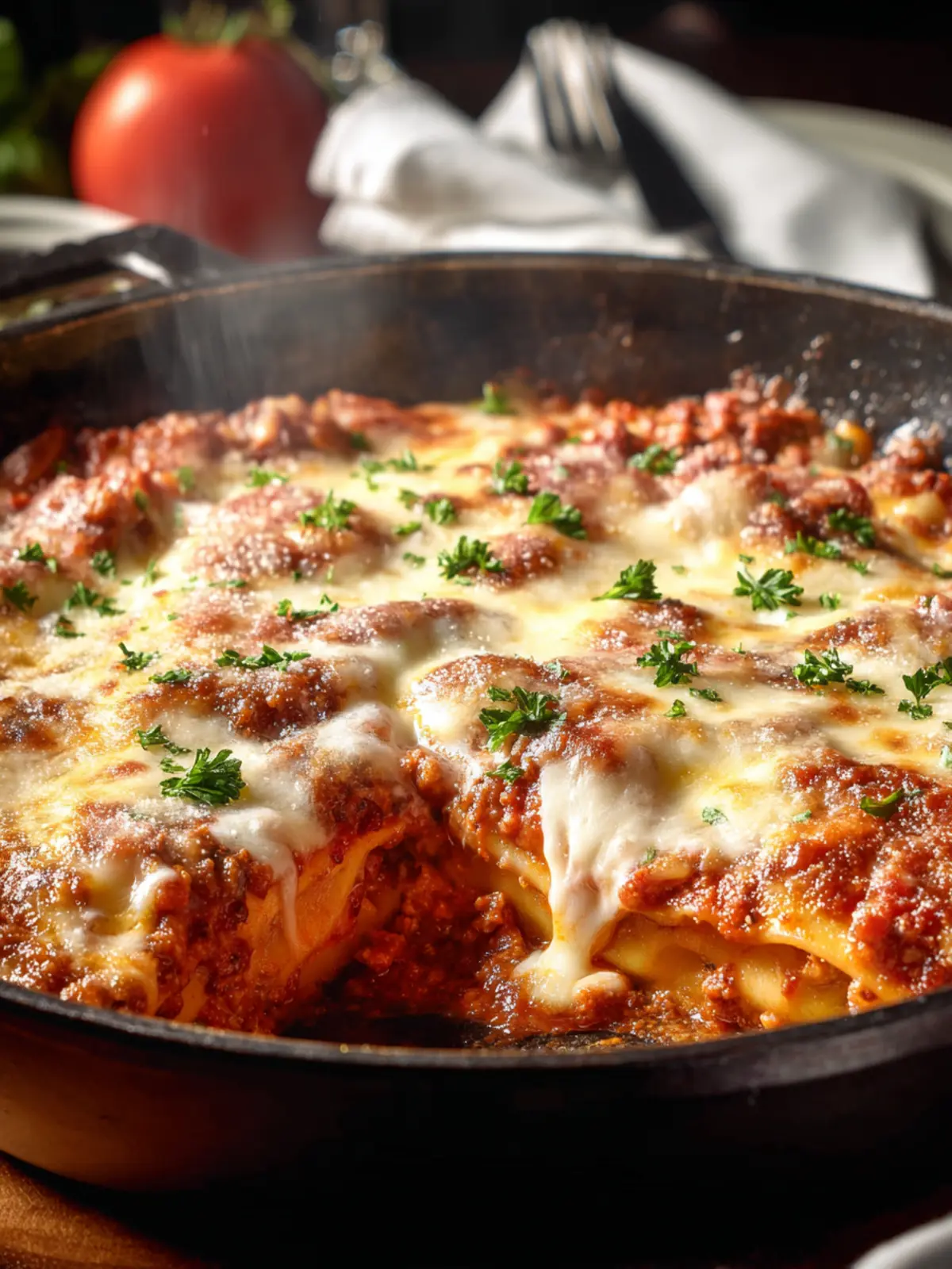 Irresistible Skillet Lasagna: A One-Pan Wonder Recipe First Image