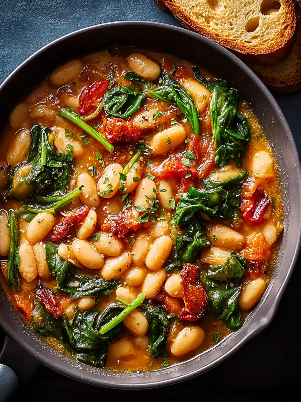 Irresistible White Bean Tuscan Skillet Recipe Delight First Image