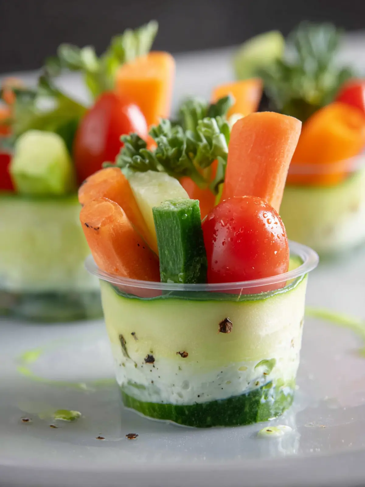 Mini Veggie Cups First Image