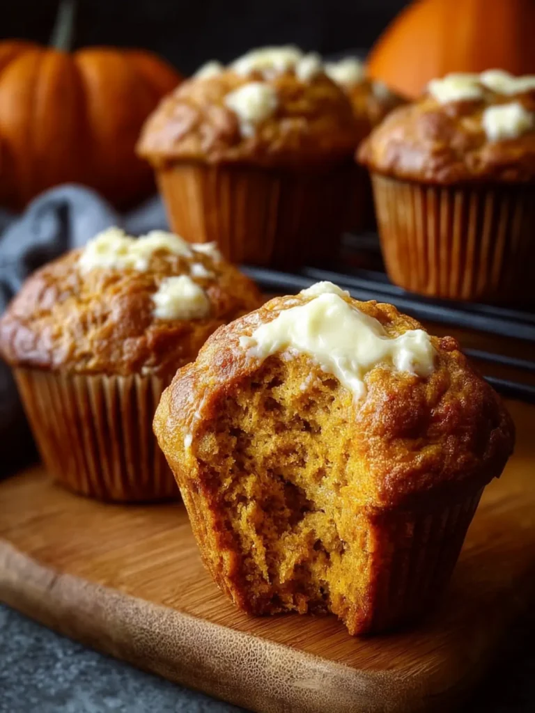 Pumpkin Cream Cheese Muffins First Image