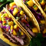 Steak Tacos with Mango Jalapeño Salsa First Image