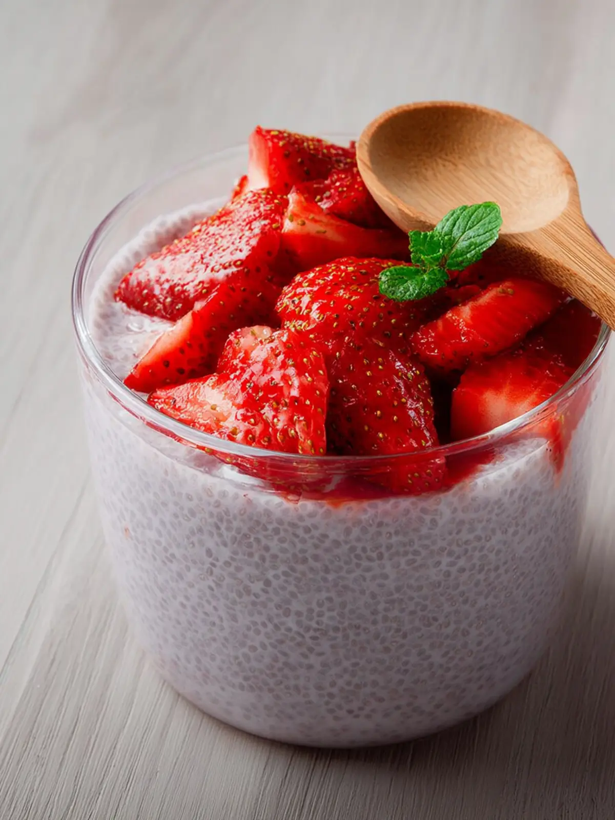 Strawberry Chia Pudding (High-Protein) First Image