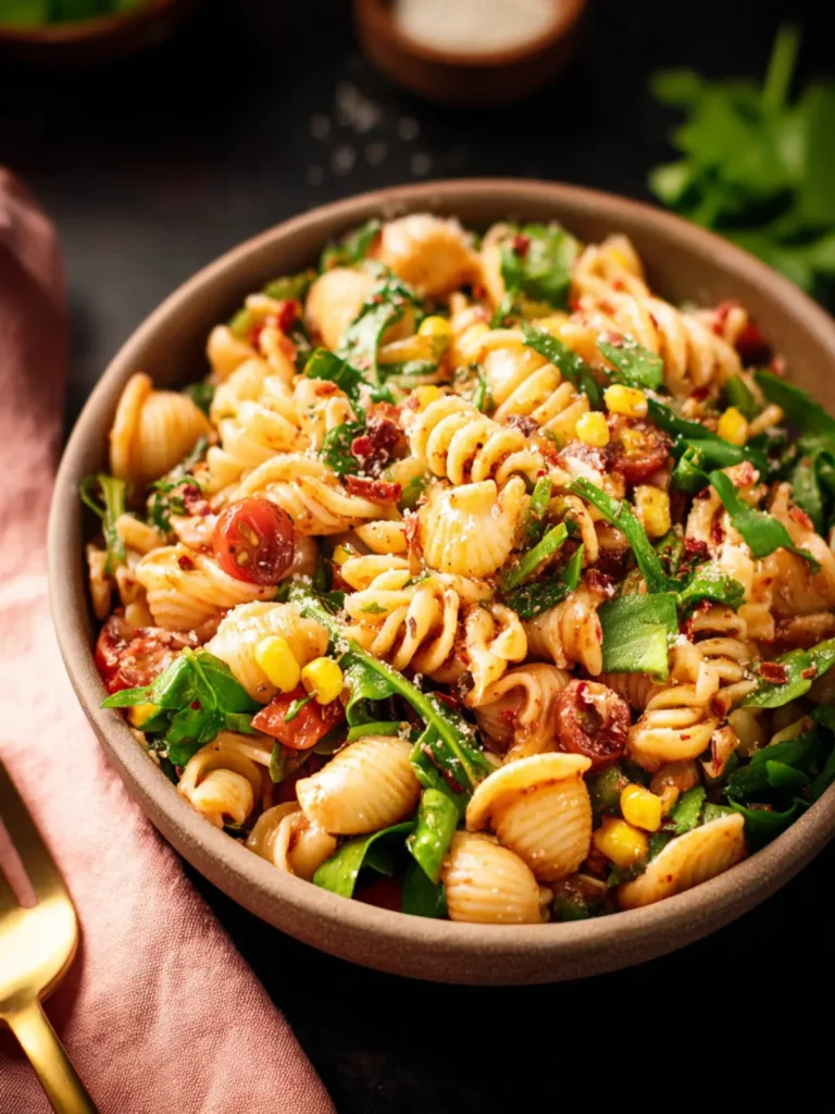 Vegetarian Taco Pasta First Image