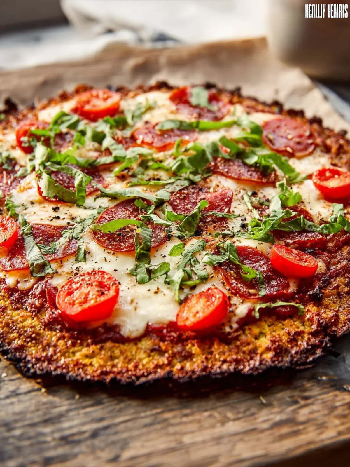 Cauliflower Pizza Crust First Image