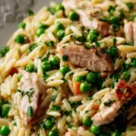 Chicken Orzo With Peas First Image