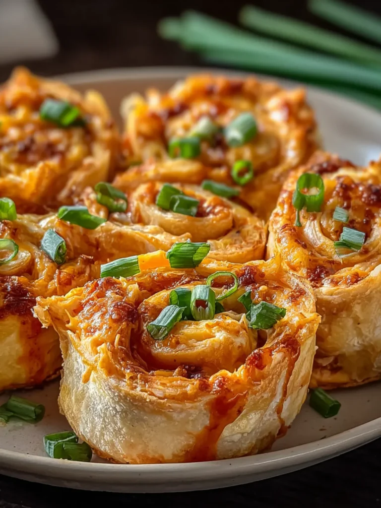 Crispy Buffalo Chicken Dip Pinwheels: Flavor Explosion First Image
