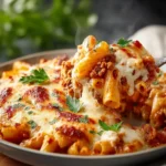 Healthy High Protein Cottage Cheese Baked Ziti First Image