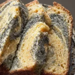 High Altitude Poppy Seed Swirl Loaf Cake First Image