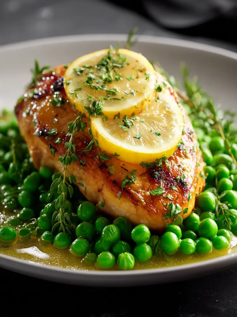 Lemon Chicken With Peas First Image