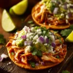 Mexican Rotisserie Chicken Tostadas First Image