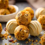 No-Bake Carrot Cake Protein Balls First Image