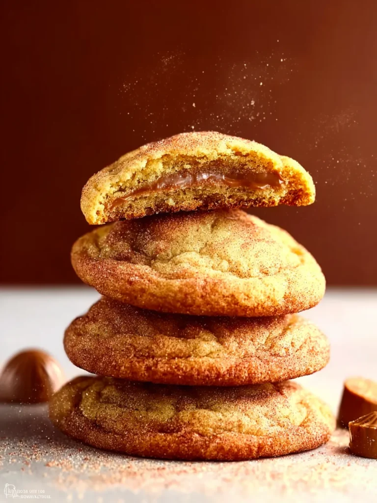 Rolo Filled Snickerdoodles First Image