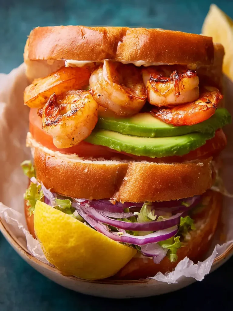 Spicy Shrimp Sandwich First Image