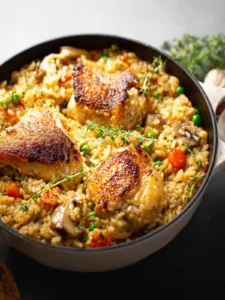 The Best Chicken Rice Casserole Recipe First Image