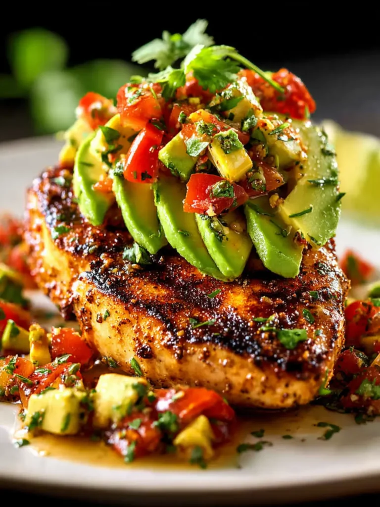 fiesta lime chicken with avocado First Image