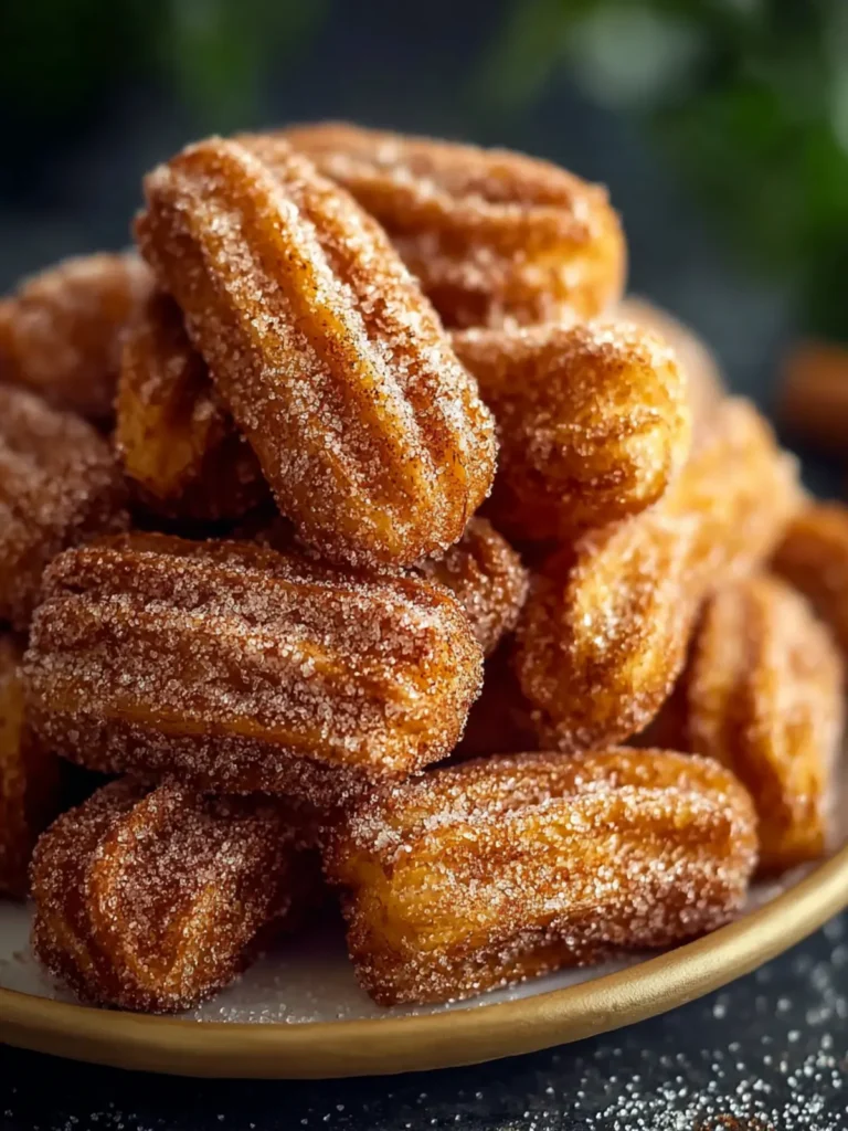 Cinnamon Sugar Baked Churro Bites First Image