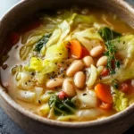 Cozy White Bean & Cabbage Soup First Image