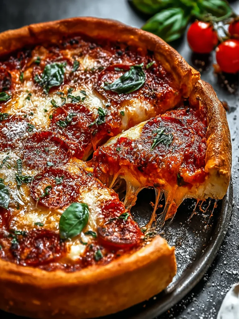 Ultimate Deep Dish Pizza Recipe: A Comfort Food Classic First Image