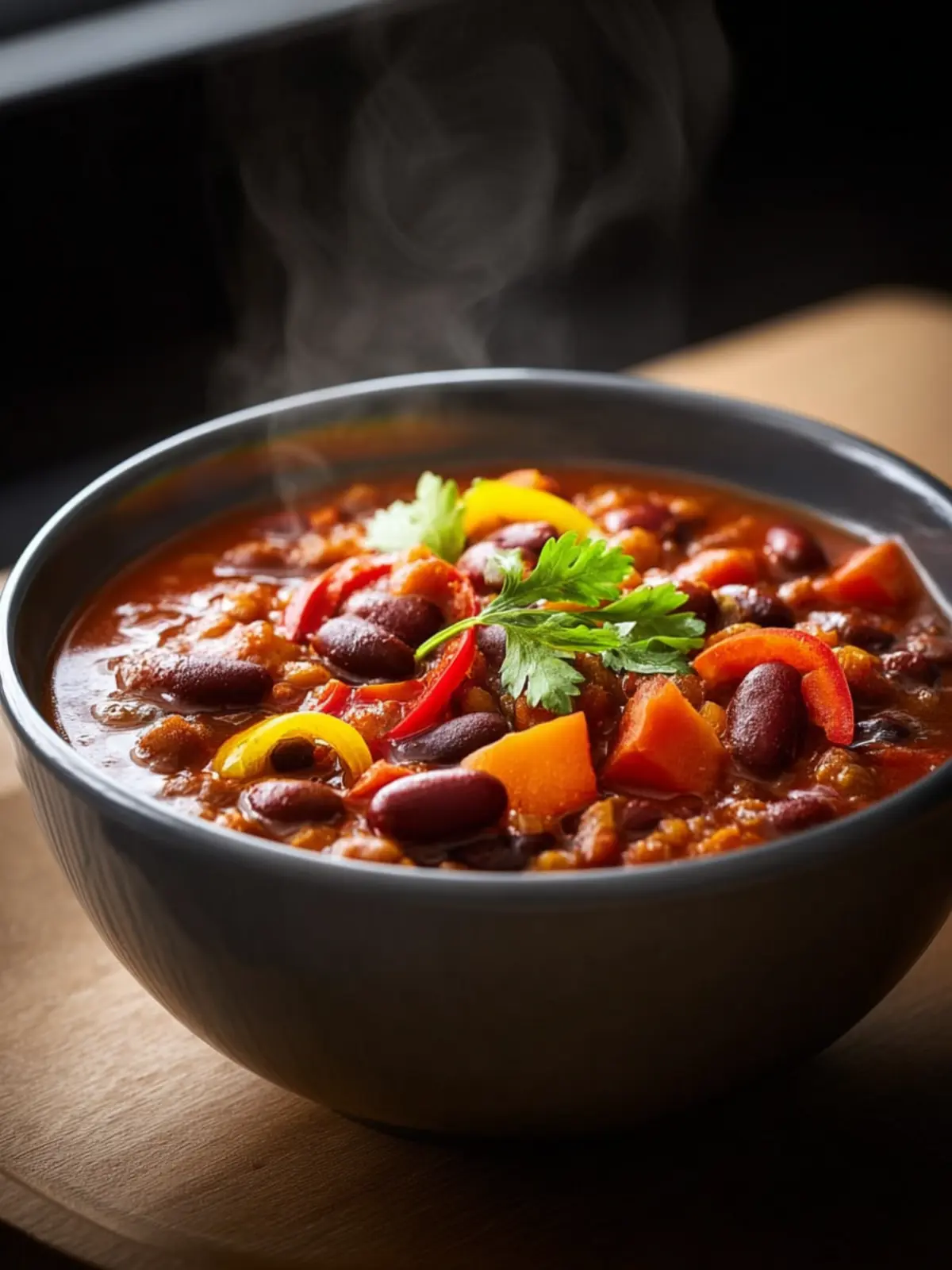 healthy vegan chili First Image