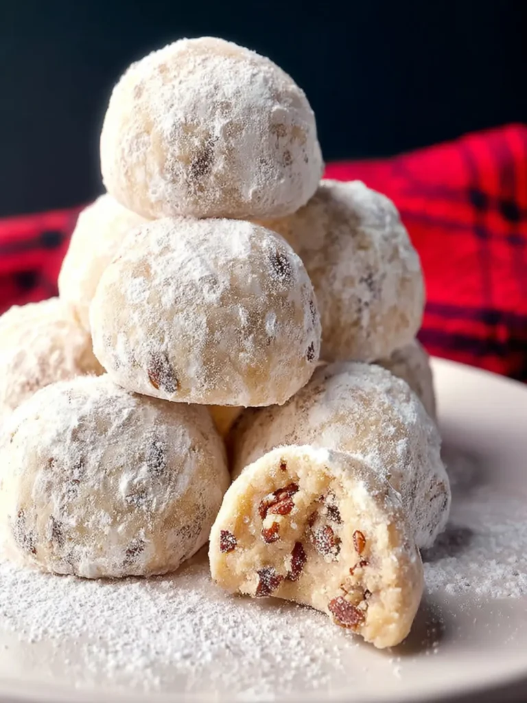 pecan snowball cookies First Image