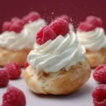 raspberry cream puffs chantilly First Image