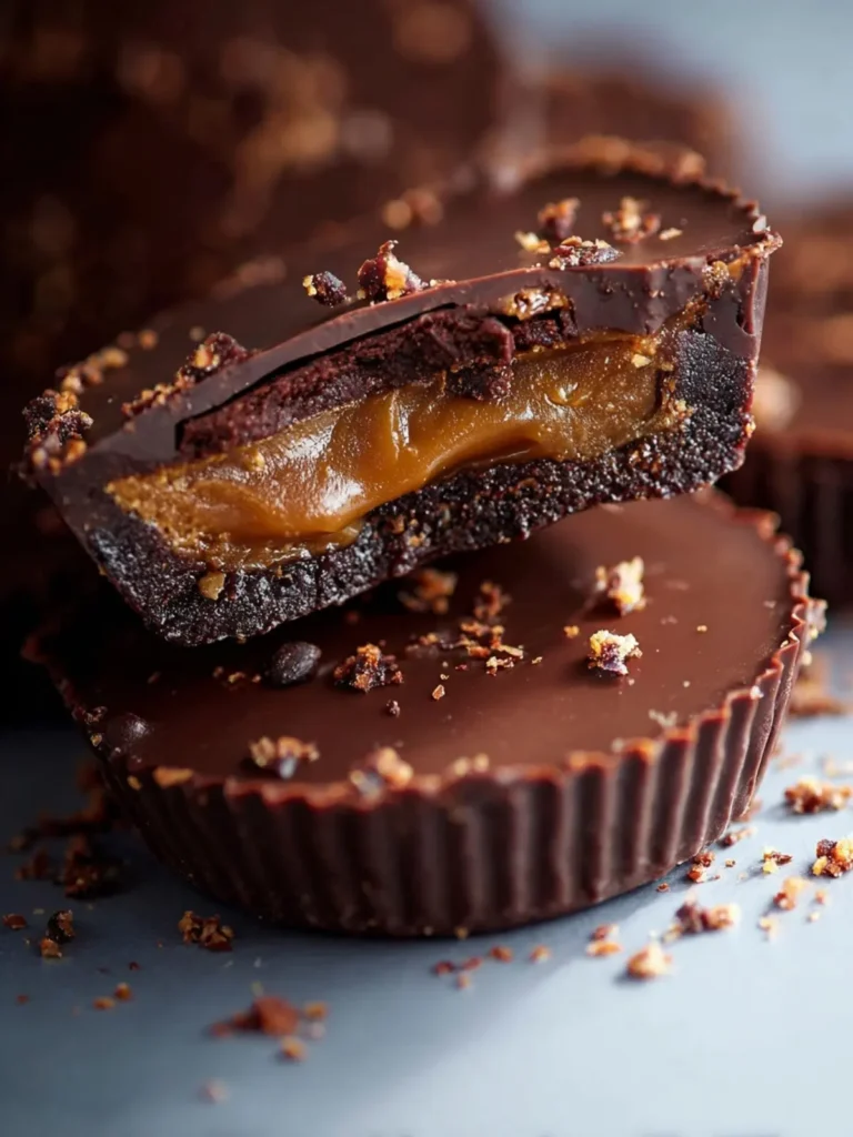 2-Ingredient Chocolate Caramel Cups First Image