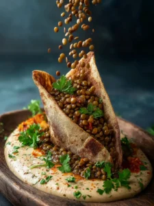 Arayes with Lentils First Image
