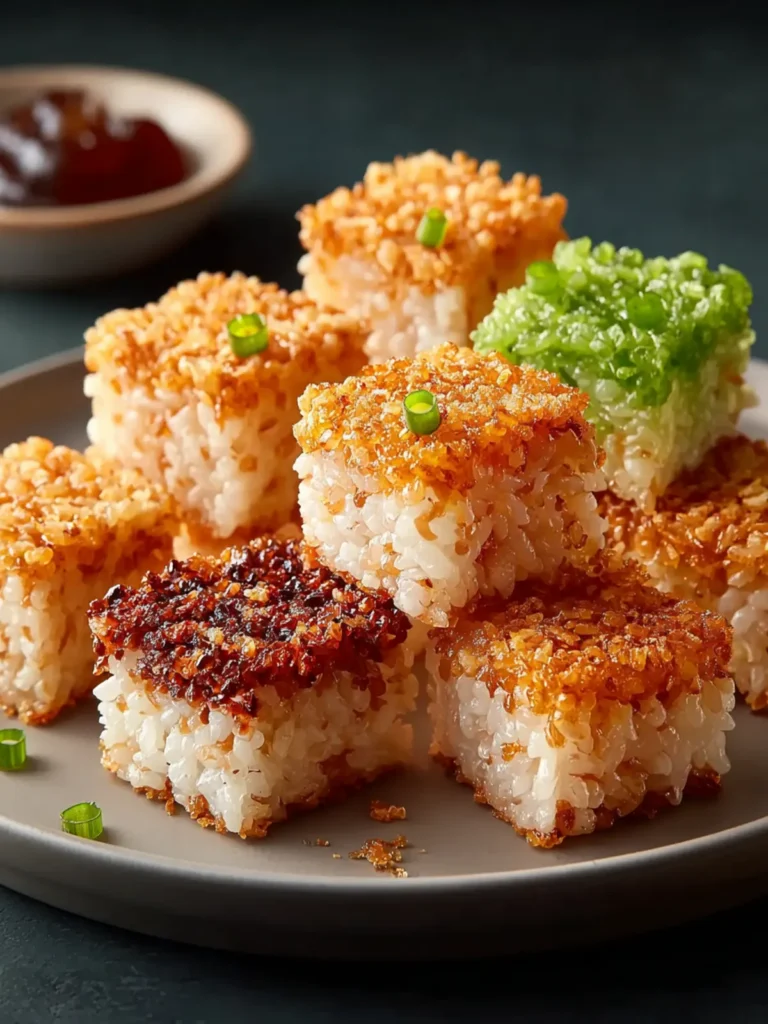 Crispy Rice Bites: Irresistibly Crunchy Customizable Snacks First Image