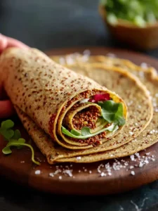 Easy Red Lentil Flaxseed Wraps First Image