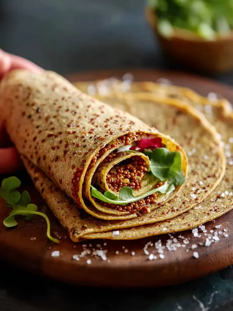 Easy Red Lentil Flaxseed Wraps First Image