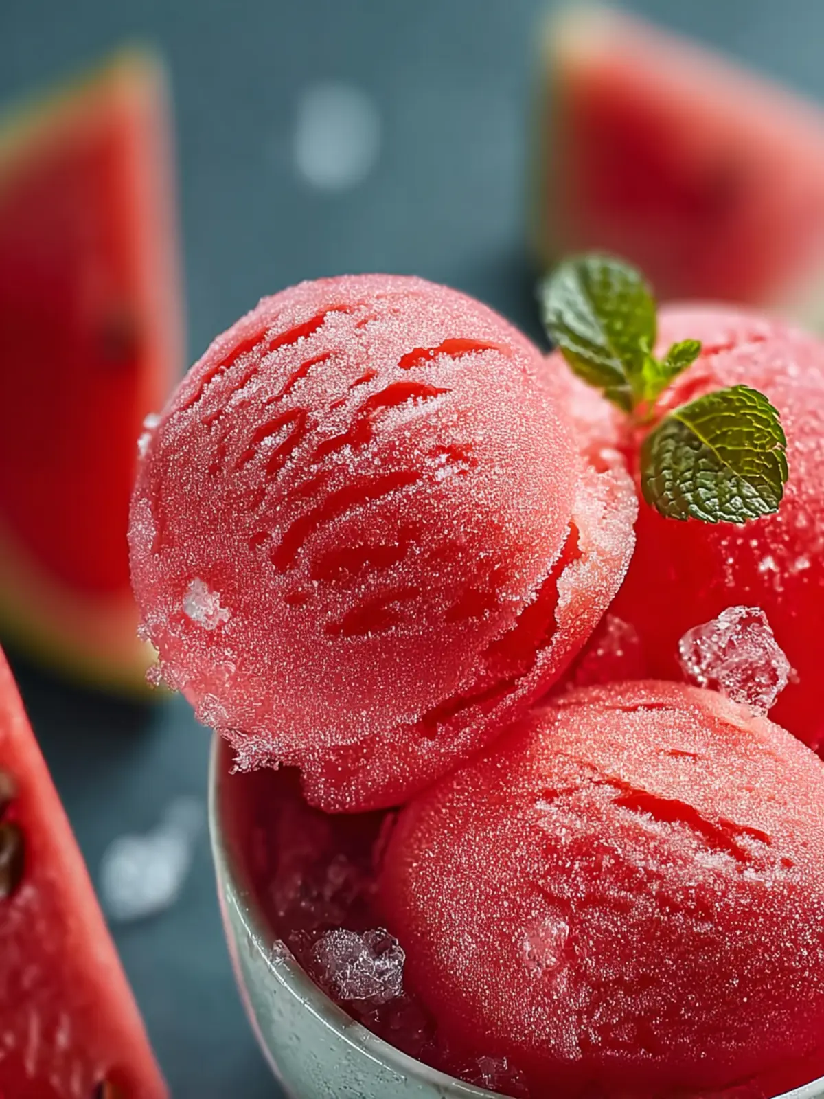 Easy Watermelon Sorbet: Refreshing Summer Delight First Image