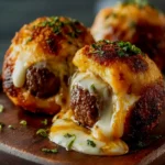 Garlic Parmesan Cheeseburger Bombs First Image