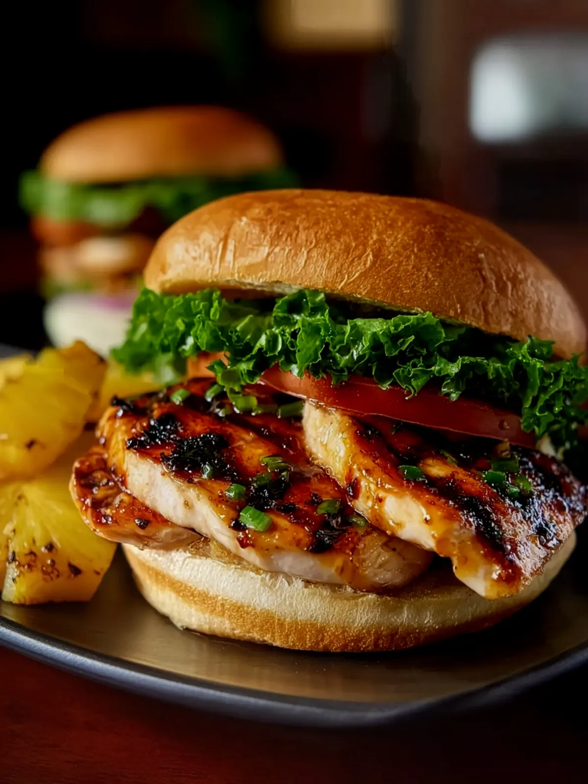 Grilled Hawaiian Chicken Sandwiches First Image