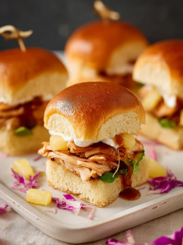 Hawaiian Chicken Sliders with Gluten-Free Option First Image