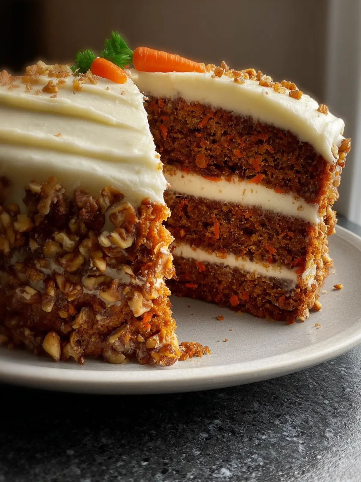 Homemade Carrot Cake First Image