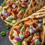 Memorial Day BBQ Chicken Flatbread Wraps: Juicy & Flavorful First Image