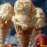 No-Churn Homemade Peach Ice Cream: The Easiest Summer Dessert First Image