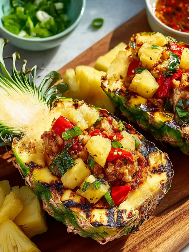 Pineapple Grilled Veggie Wrap Boats: A Flavorful Delight First Image