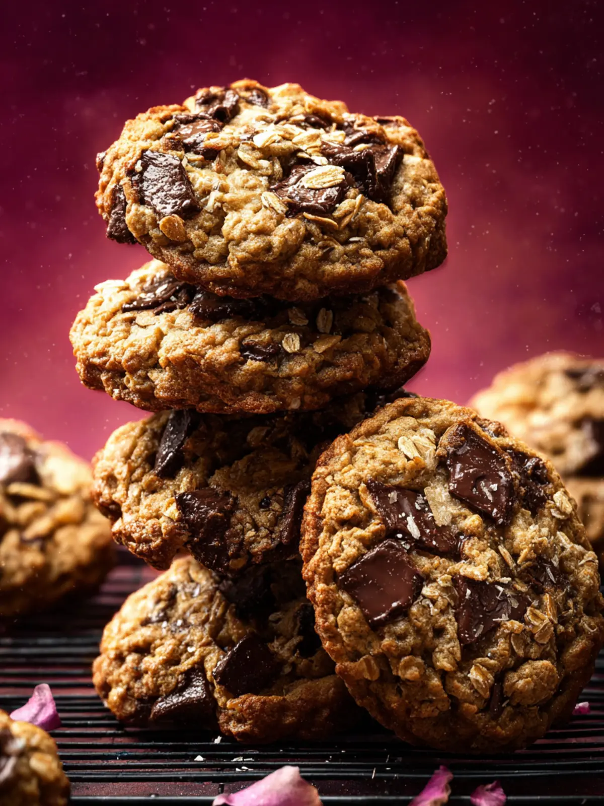Really Good Oatmeal Chocolate Chip Cookies. First Image